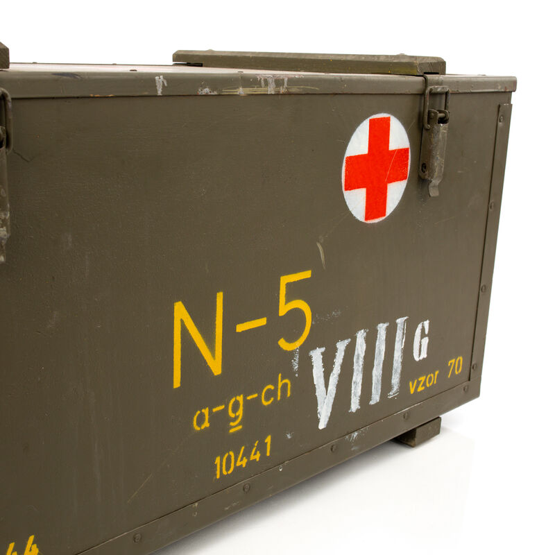Czech Wooden Medical Box N-5H | No Drawers | Issued, , large image number 4